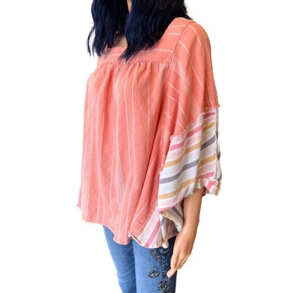 Upcycled Square Neck Tunic Top - Picture 4 of 5